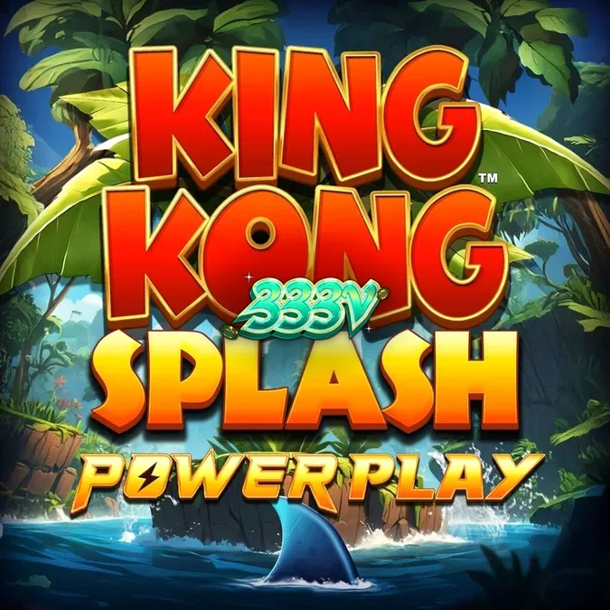 Tampilan visual slot King Kong Splash: Power Play dengan nuansa hutan tropis